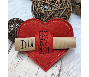 Stickserie - 9 ITH Herzen mit Schlitz